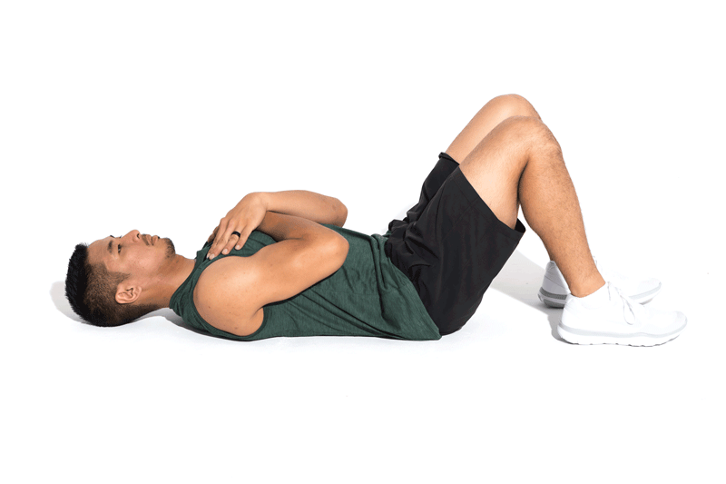 partial curls for lower back pain