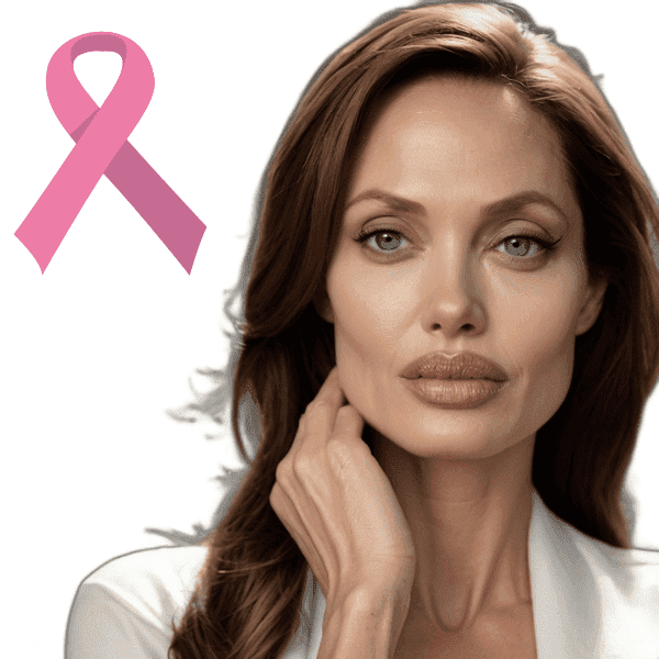 angelina jolie e o câncer de mama