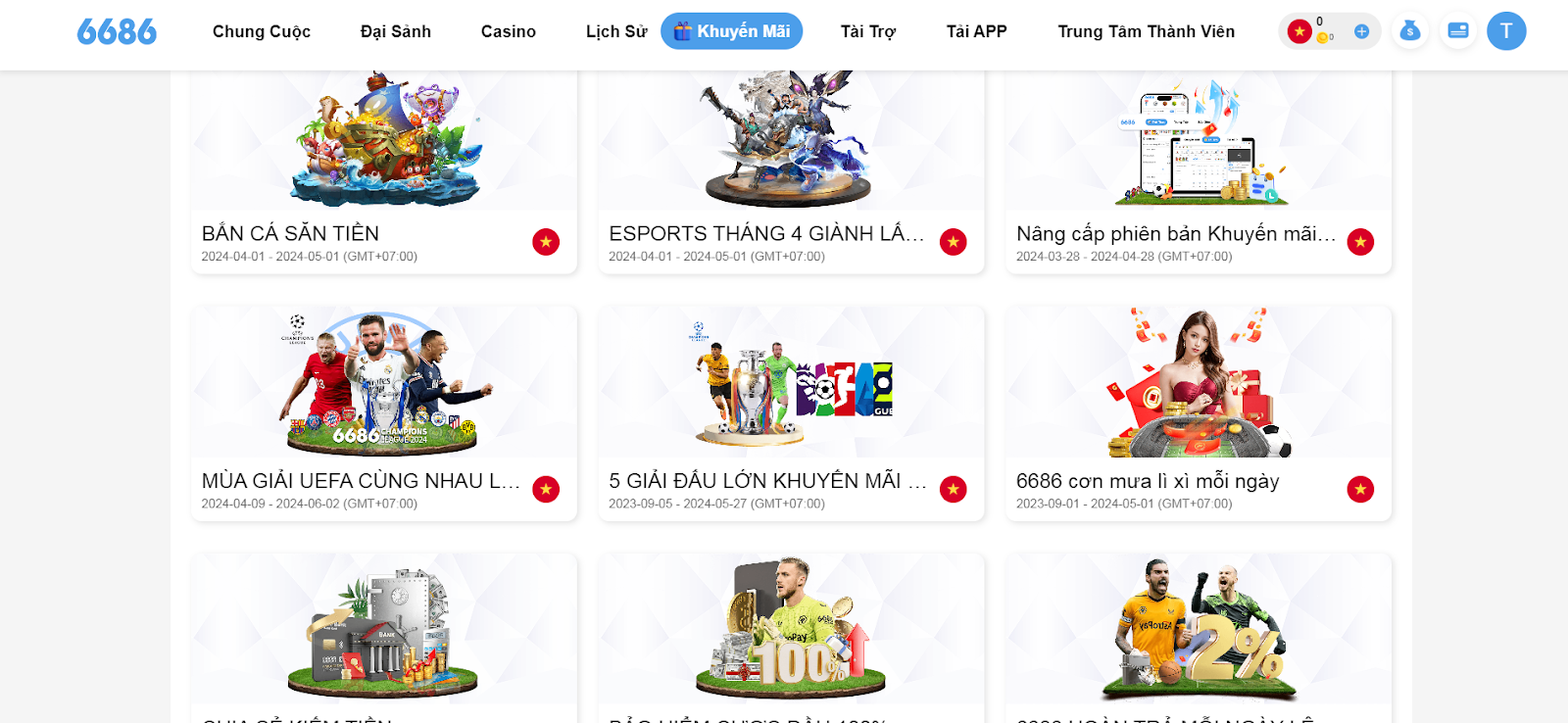 6686Bet- Nhà cái chất lượng được yêu thích nhất năm 2024