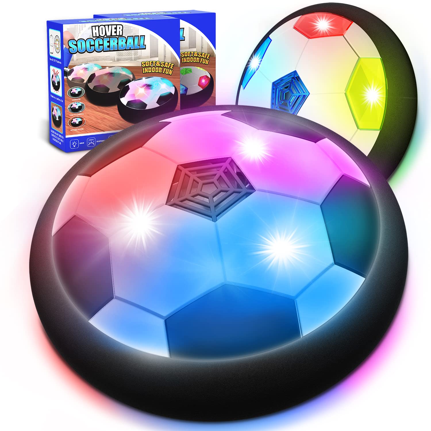 KKONES Kids Toys Hover Soccer Ball