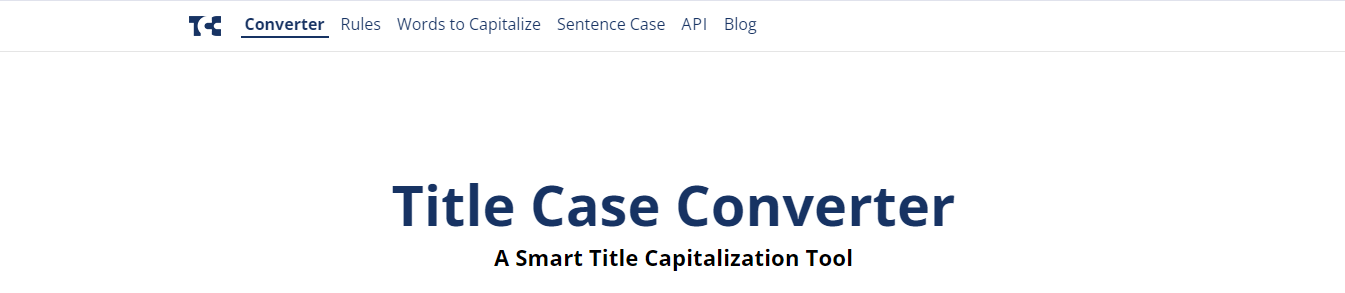 Title Case Converter