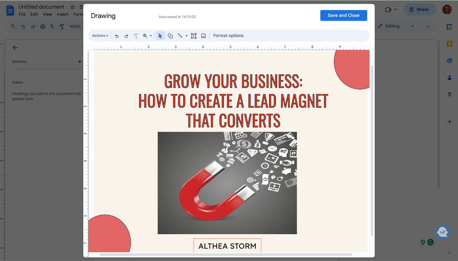 format an ebook in google docs