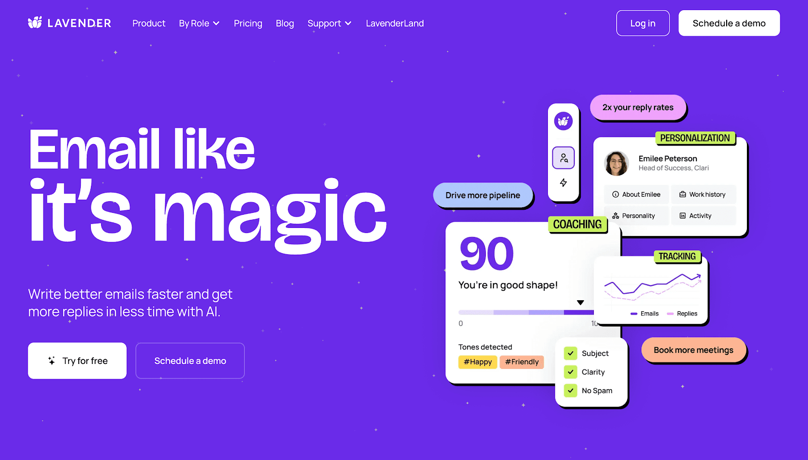 Lavender User interface
