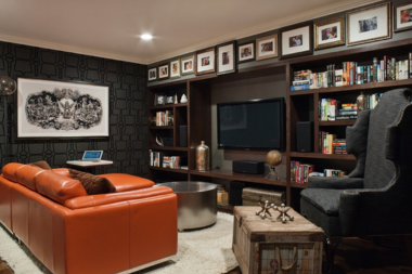 ways to prepare your basement space for hosting living area with personal decor and memorabilia custom built michigan