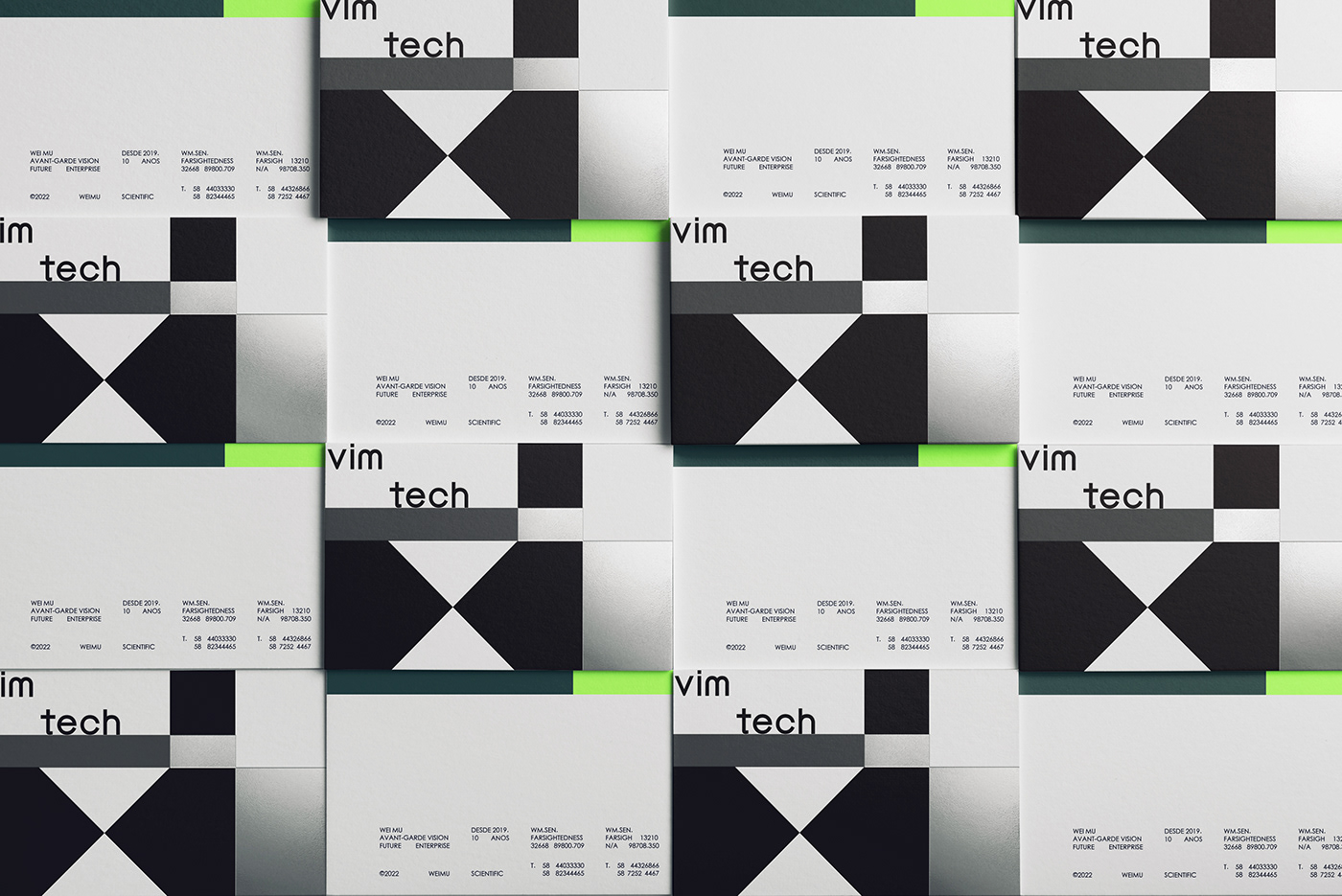 Artifact from the Vim Tech's Unique Branding and Visual Identity article on Abduzeedo