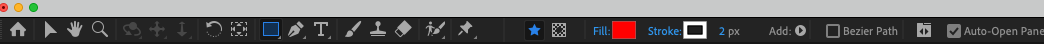 After Effects toolbar