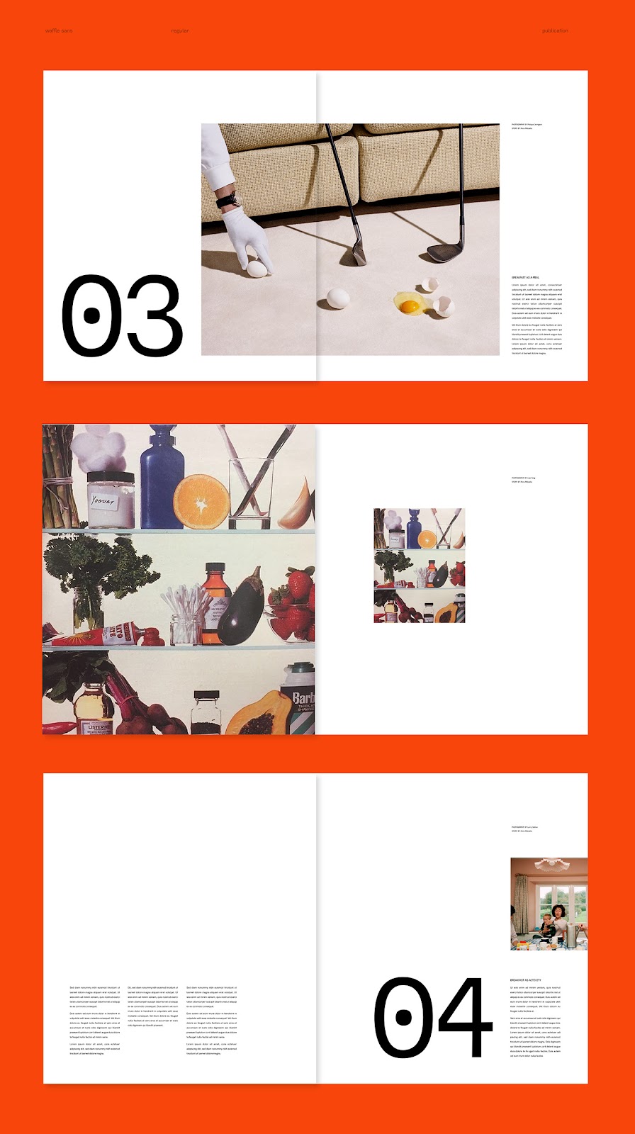 Typography font design appliance breakfast construction Eggo glyphs letterforms ligature mathematics type design waffle