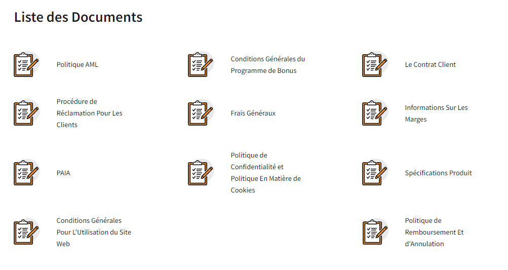 Consultez la page légale de FXNovus pour plus de documentation intéressante