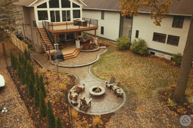 top deck layouts for your outdoor living space raised design with stairs custom built michigan