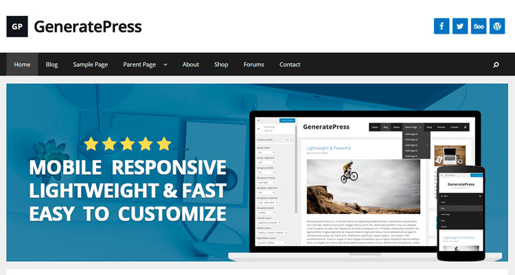 SEO-Optimized WordPress Themes GeneratePress