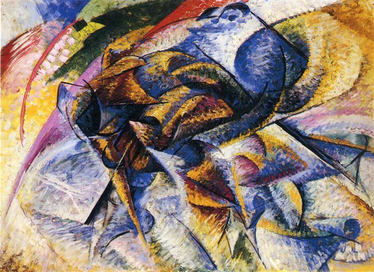 Dinamismo de un ciclista, 1913 - Umberto Boccioni