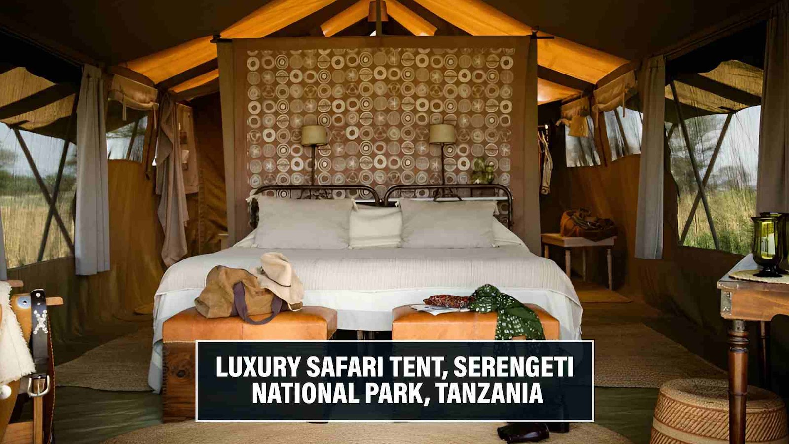 Luxury Safari Tent, Serengeti National Park, Tanzania: