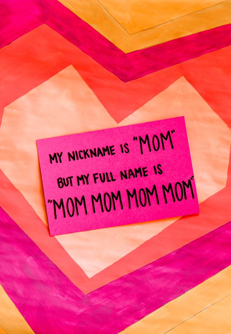 my nickname is mom meme