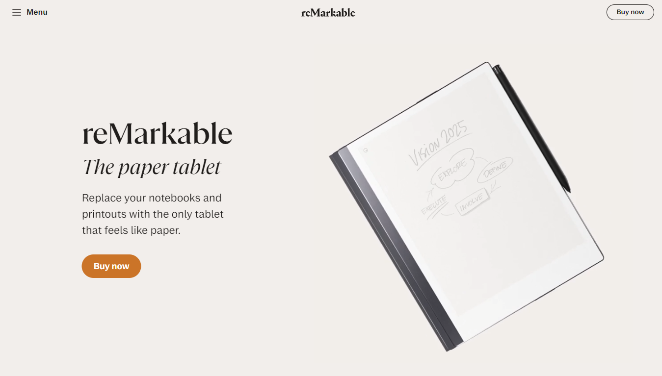 ReMarkable 2: The paper tablet