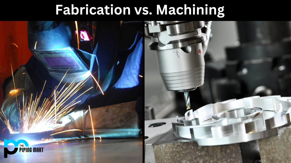 A visual comparison between components produced through machining and sheet metal fabrication.