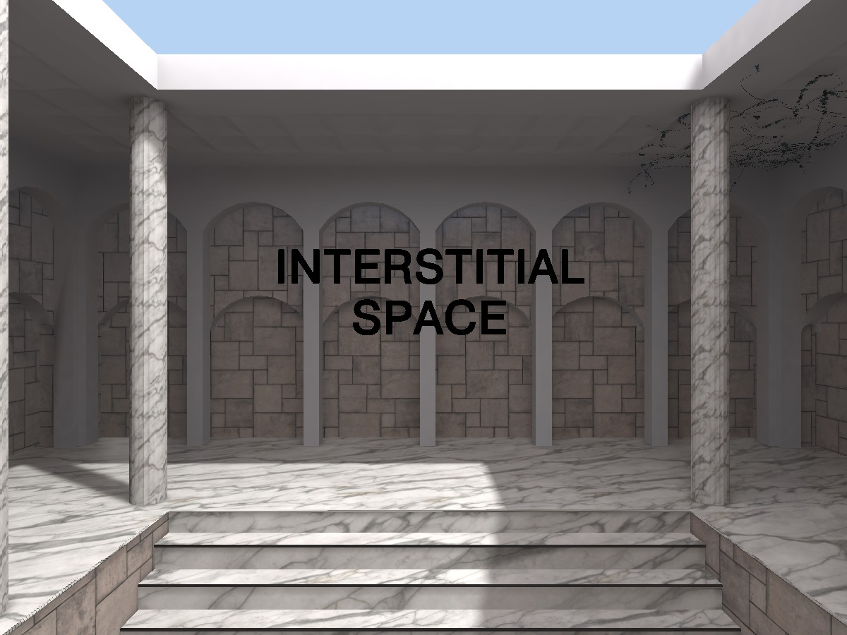 The VRChat image preview for the world called Interstitial Space.