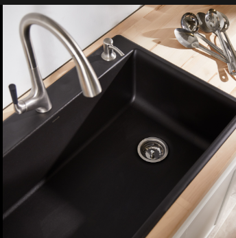 black kitchen sinks