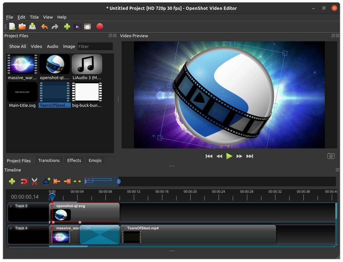 OpenShot Video Editor for youtube