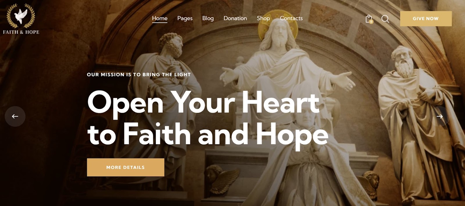 Faith & Hope WordPress church theme