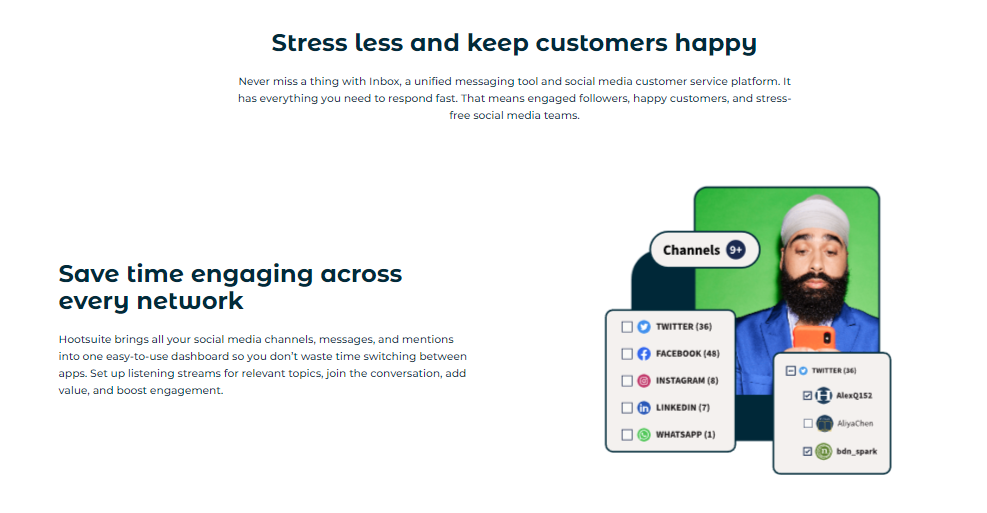 Stress less and keep customers happy with Hootsuite