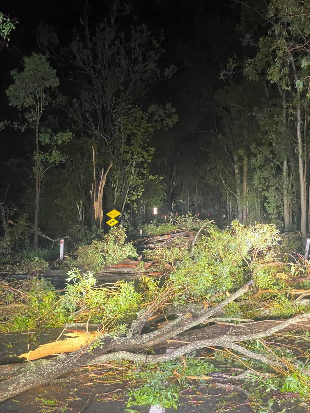 logan storm road closed