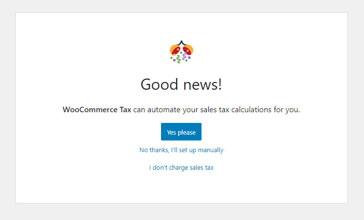enable automatic tax calculations