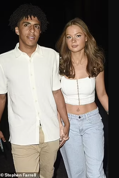 Rico Lewis and his little-known girlfriend were pictured attending a party