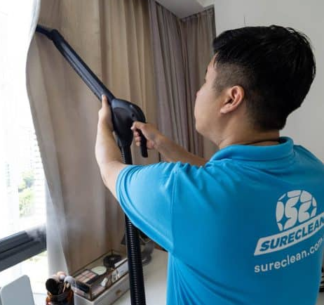sureclean curtain cleaning in singapore