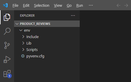 Screenshot of my VS Code Editor