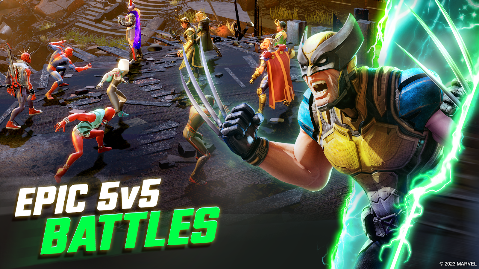 Play 5v5 battles