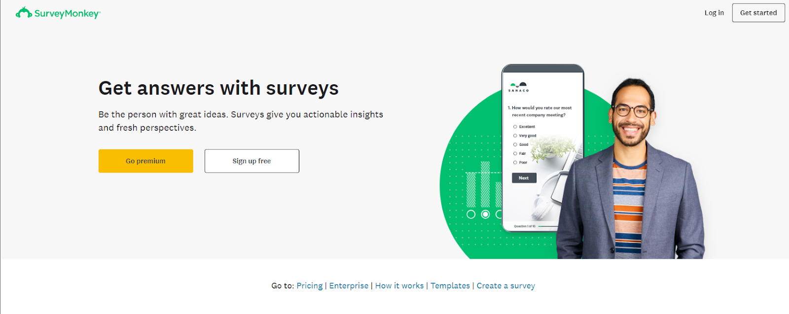 Customer feedback tools, SurveyMonkey