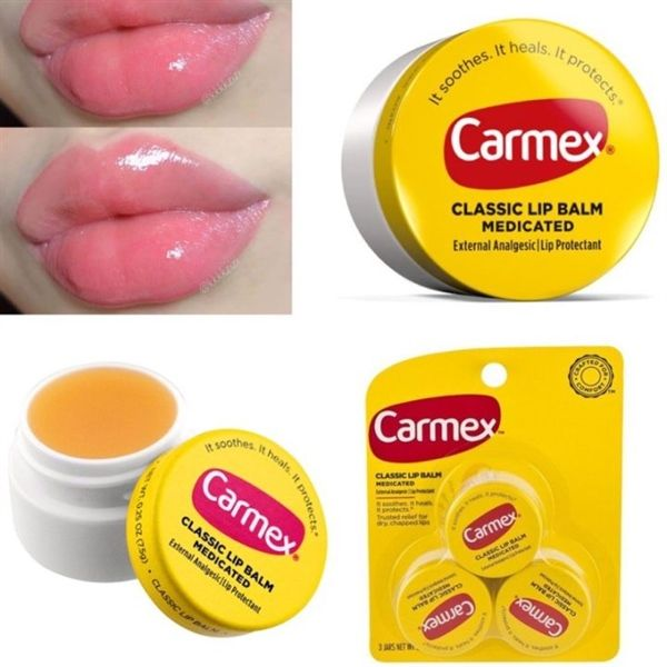 Son dưỡng làm mềm khô nứt môi Carmex Classic