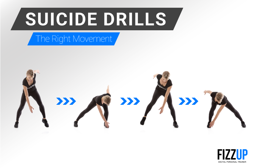 Body Weight Training - Suicide Drills