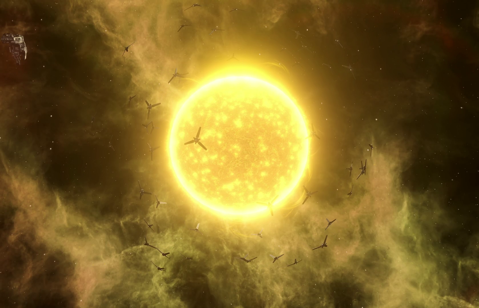 Stellaris The Machine Age introduces the Dyson Swarm