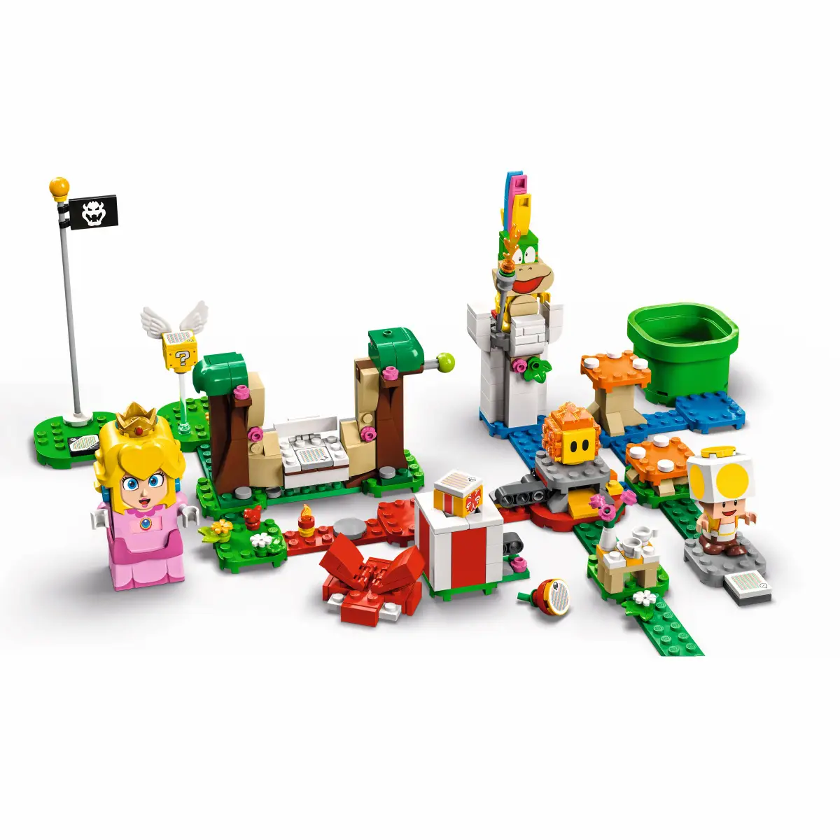 A group of lego blocks

Description automatically generated
