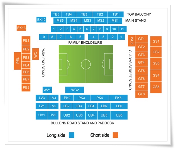 Goodison Park Seating Plan