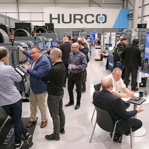 Hurco's open house in early December 2023.