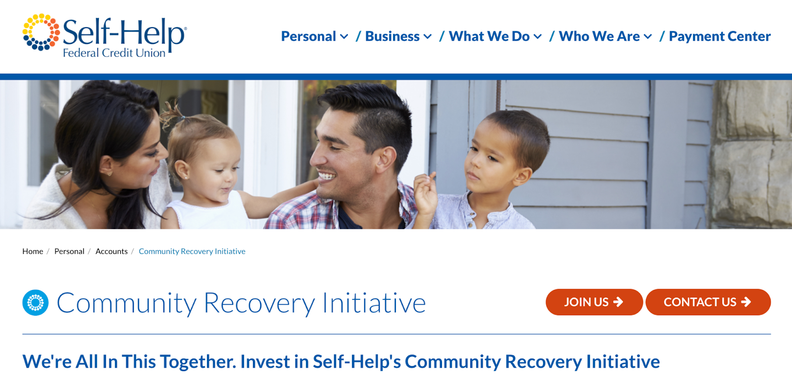 Self-Help credit union login