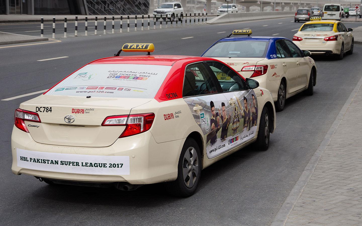 you must have all the Documents for RTA Permission to Advertise on Taxi Vehicles