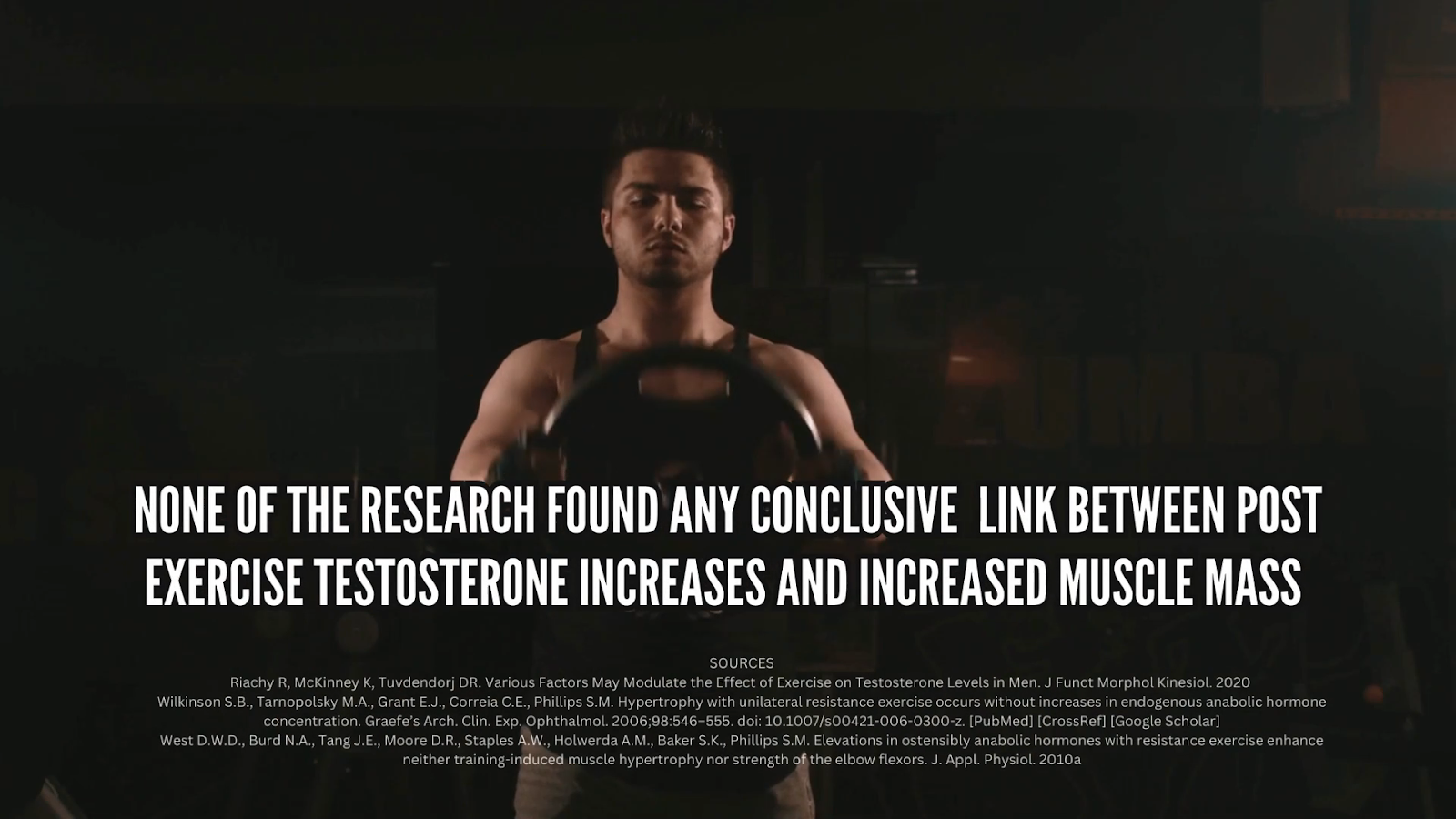 Research has found no conclusive link between post exercise testosterone increases and muscle mass increases