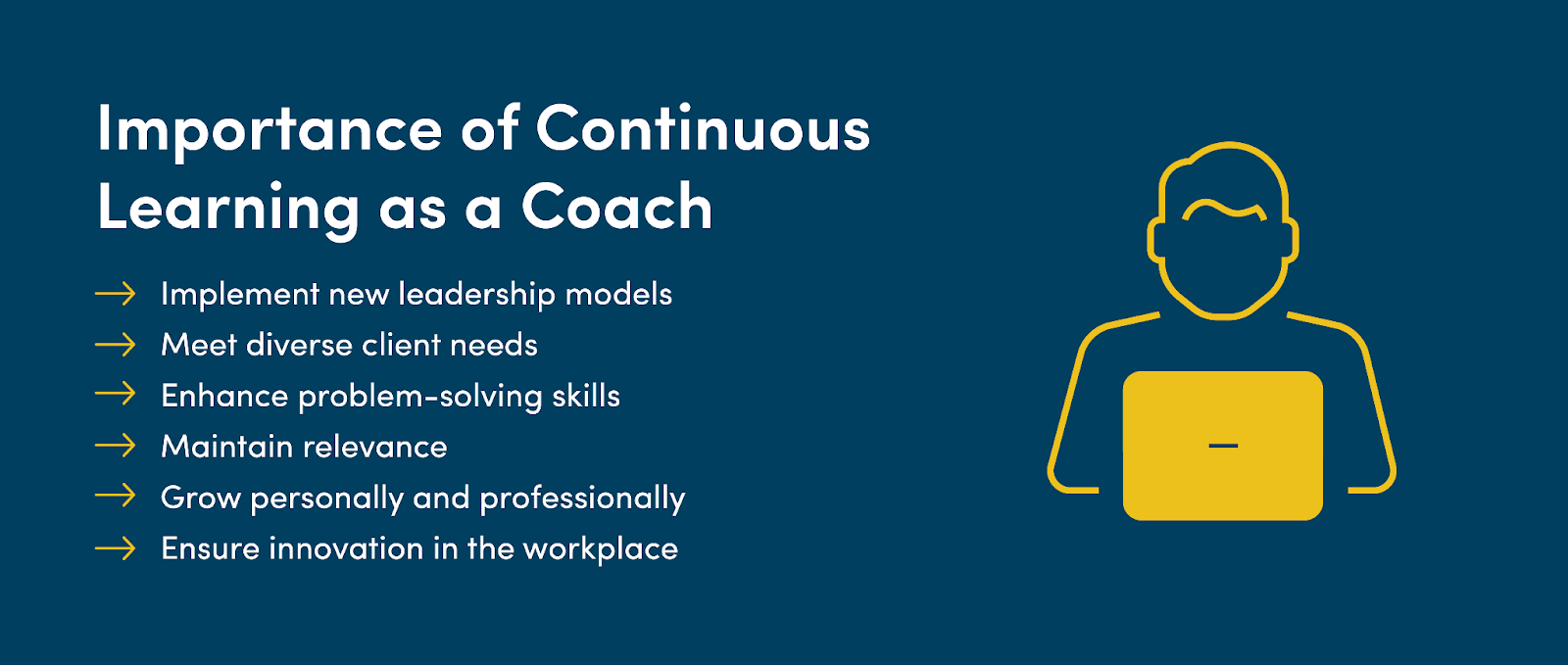 Importance of continuous learning as a coach