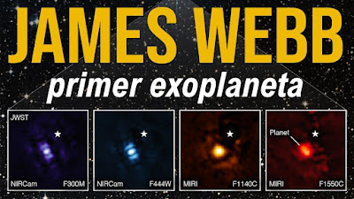 JAMES WEBB: primera imagen directa de un exoplaneta - Telescopio espacial  James Webb - YouTube
