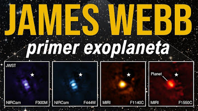 JAMES WEBB: primera imagen directa de un exoplaneta - Telescopio espacial James Webb - YouTube