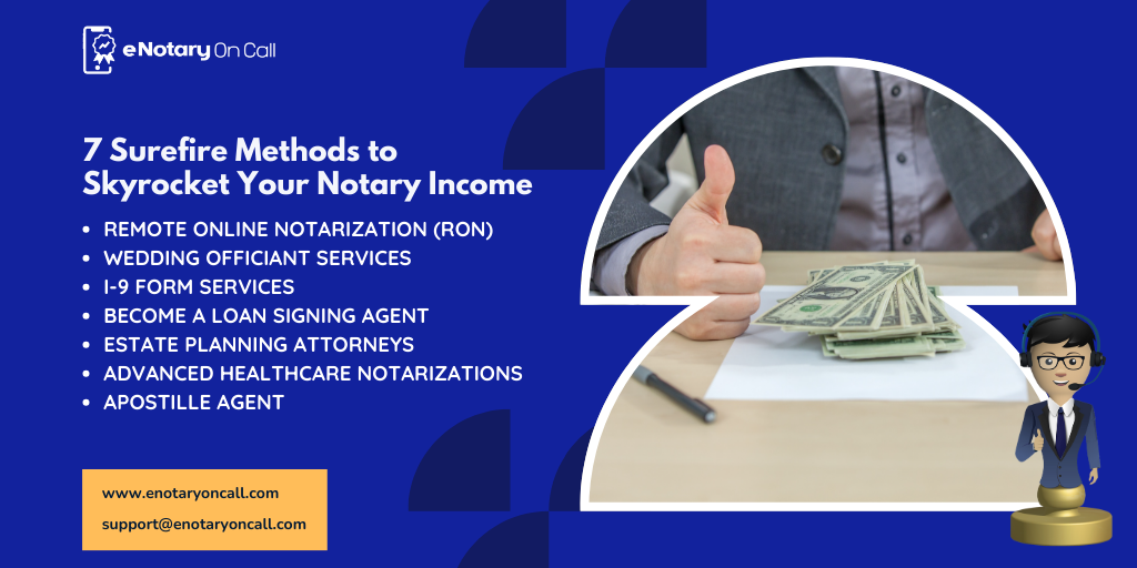 top 7 most effective ways notaries can maximize their income