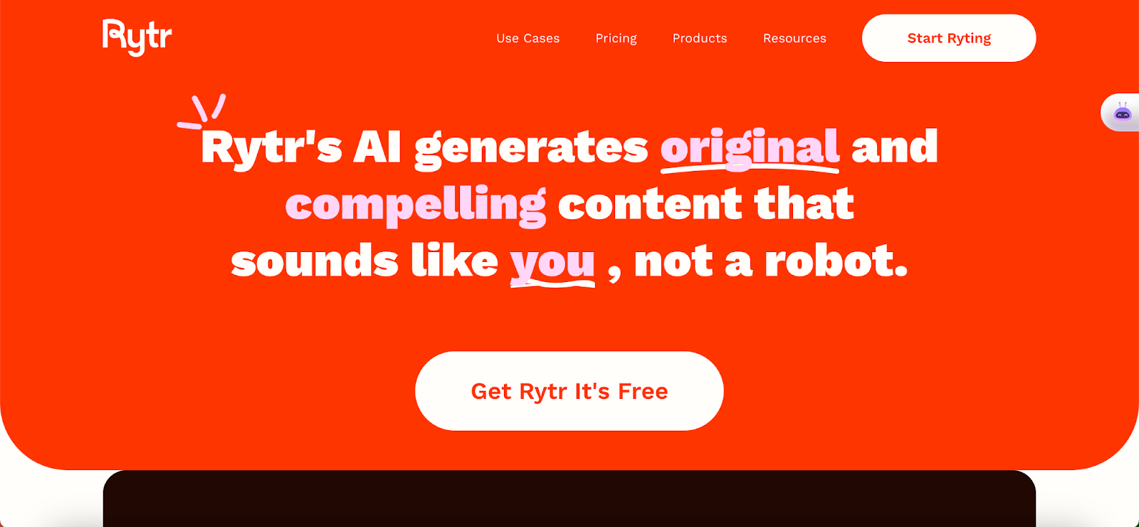 AI text generators - Rytr