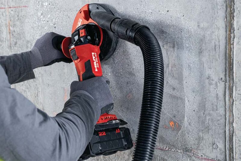 ประสิทธิภาพของ HILTI NURON เครื่องเจียรไร้สาย 6 นิ้ว AG 6D-22 