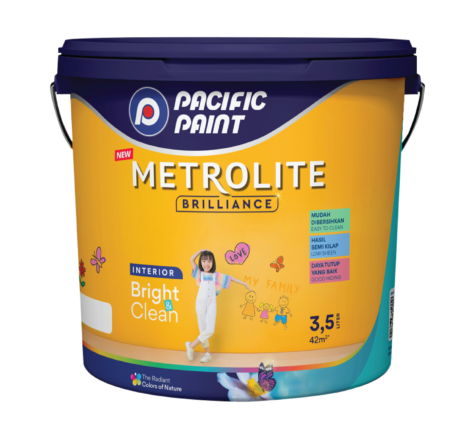 Pacific Paint Metrolite Brilliance Bright & Clean