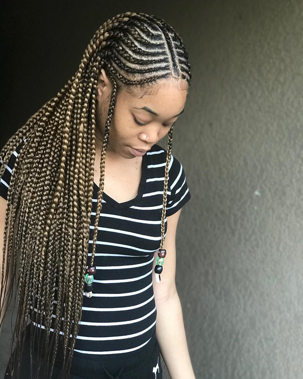 Wrapped Ponytail with In-Front-Of-the-Ear Braids
