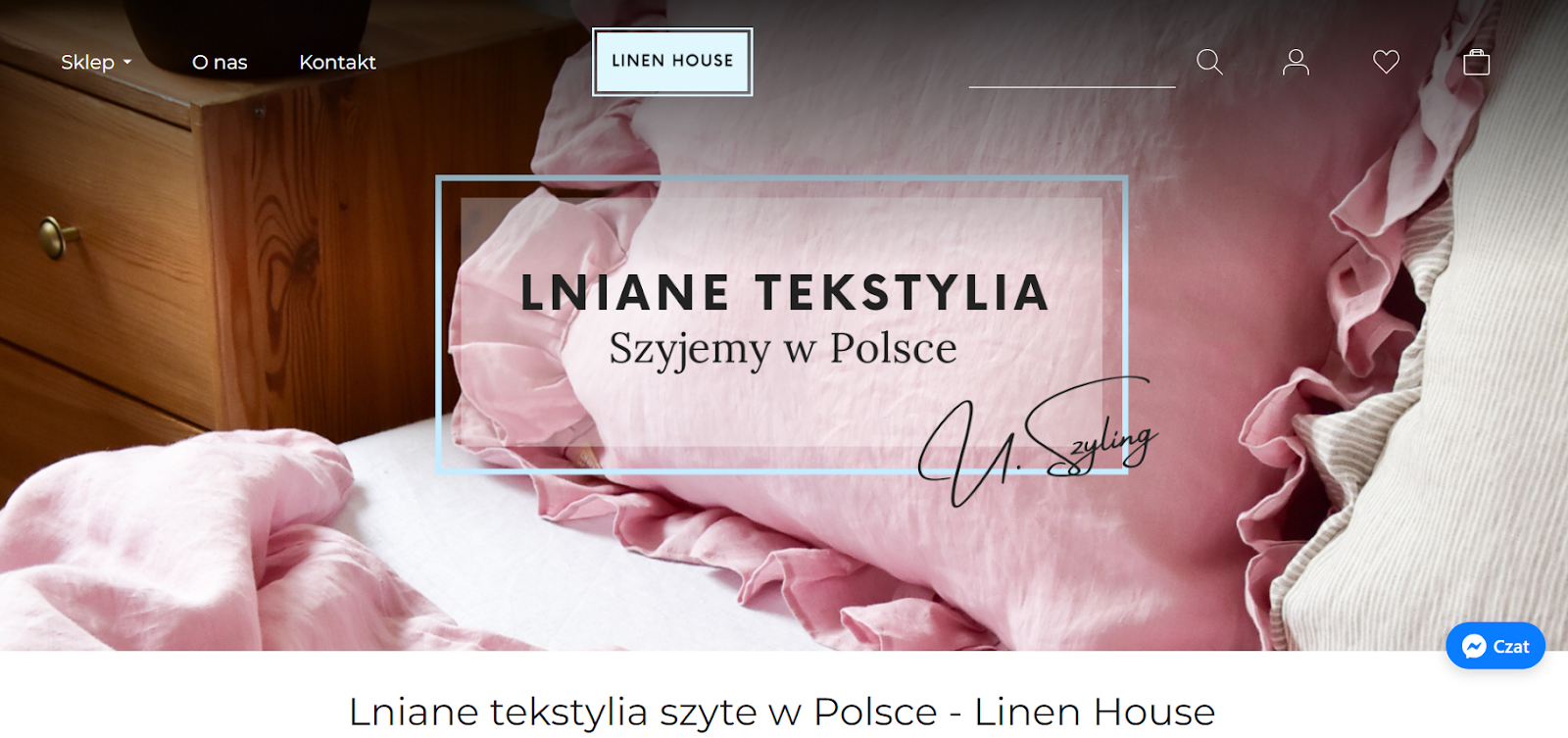 Linen House - sklep na oprogramowaniu Sellingo