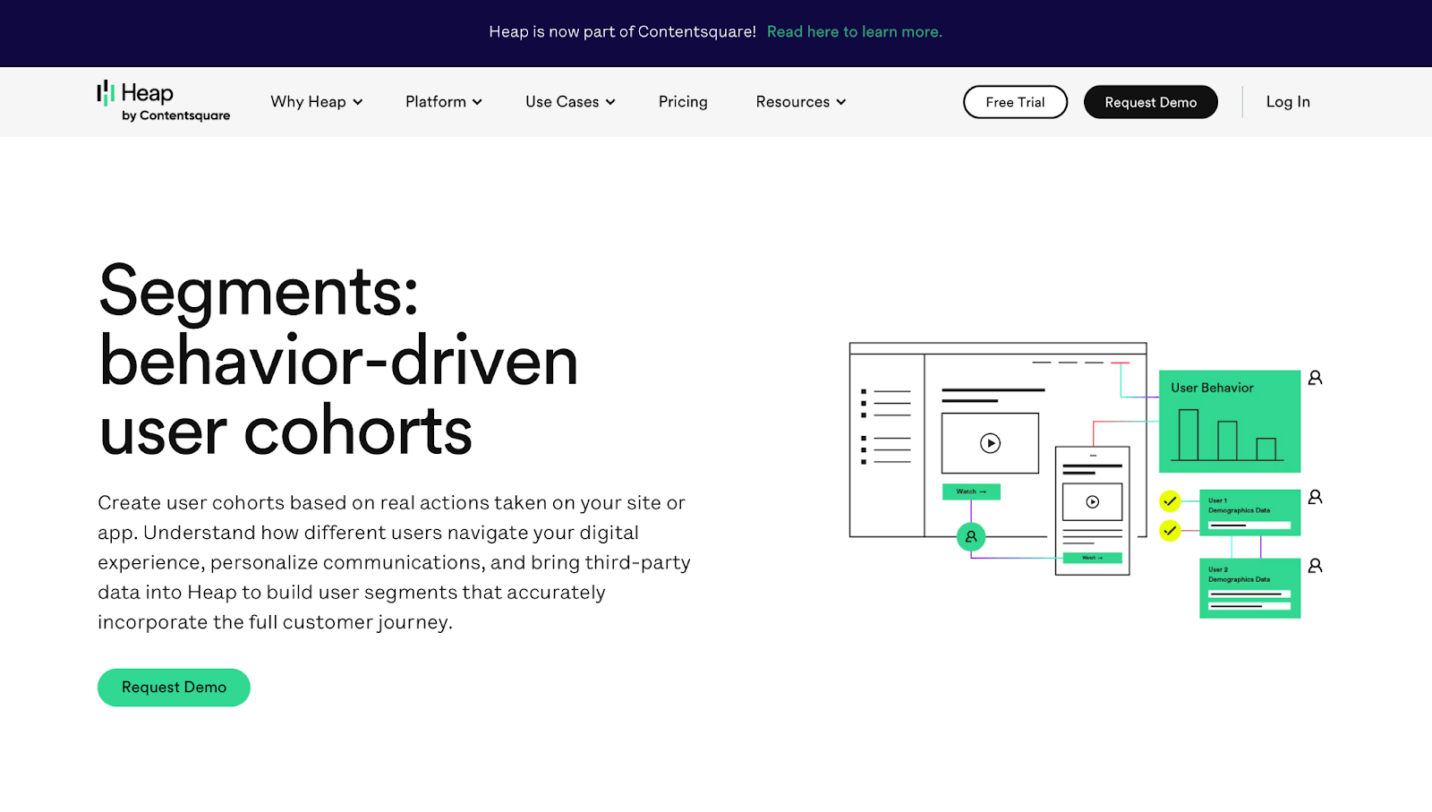 ai for customer segmentation tools, heap